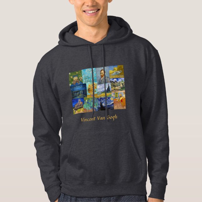 Veste À Capuche Vincent Van Gogh - Masterpieces Patchwork (Devant)