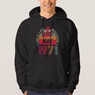 Veste À Capuche Vintage 51ème anniversaire stupéfiant depuis mai 1