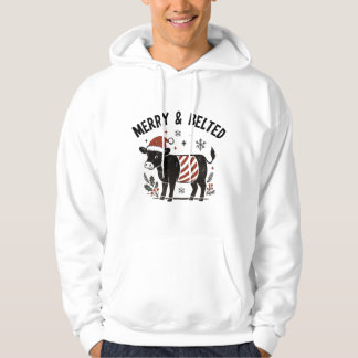 Veste À Capuche Vintage Christmas Cow Beltie Belted Galloway Gift 