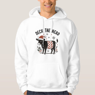 Veste À Capuche Vintage Christmas Cow Beltie Belted Galloway Gift 