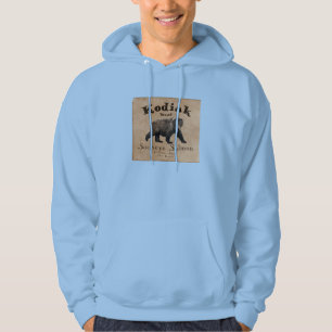 Veste À Capuche Vintage Étiquette Saumon Kodiak