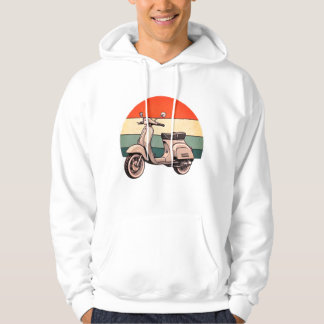 Veste À Capuche Vintage, rétro, scooter, mofa, cuillère, scooter