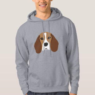 Veste À Capuche Visage de chien beagle