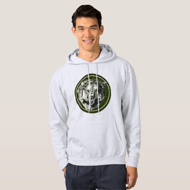 Veste À Capuche Visage d'ours (Devant entier)