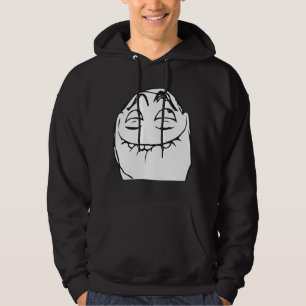 Veste À Capuche Visage riant Meme comique de rage de PFFTCH