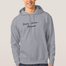 Vision + Action = sweatshirt capté succès