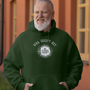 Veste À Capuche Viva Cristo Rey Catholique Cristeros Cadeau