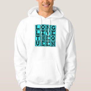 Veste À Capuche Vive la Reine, vœu britannique