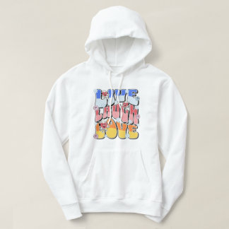 Veste À Capuche Vivez, Riez, Aimez