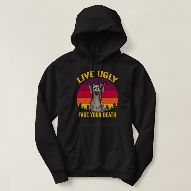 Veste À Capuche Vivez Vilain Fake Votre Mort (Design devant)