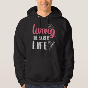 Veste À Capuche Vivre L'Infirmière Vie Scrub Vivre La Vie Scrub