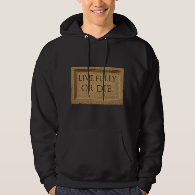 Veste À Capuche Vivre pleinement (Devant)