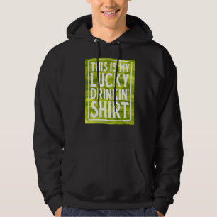 Veste À Capuche Voici Mon Lucky Drinkin' Green Beer Irish Whiskey