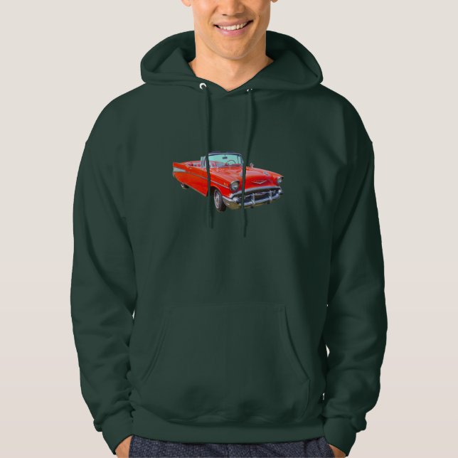 Veste À Capuche Voiture ancienne 1957 de convertible de Bel Air de (Devant)