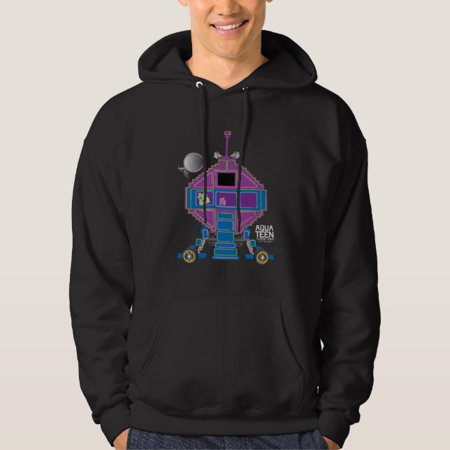 Veste À Capuche Voiture Aqua Ado Hunger Force Mooninites (Devant)