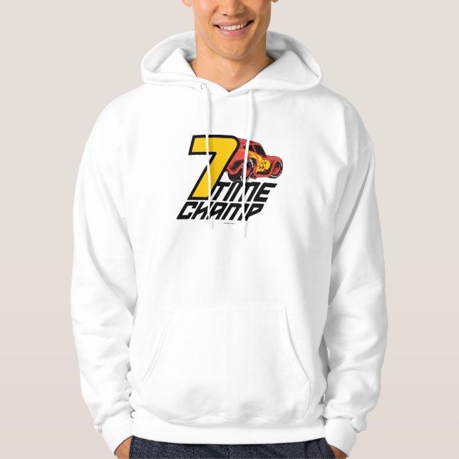 Veste À Capuche Voitures 3| Lightning McQueen - 7 Time Champ (Devant)