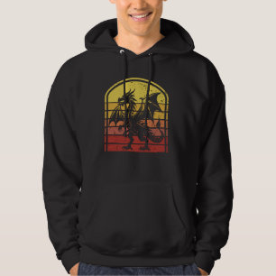 Veste À Capuche Vol Dragon Retro coucher de soleil L'Imaginaire Dr