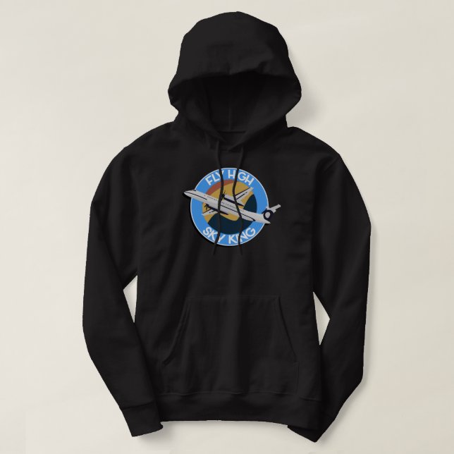 Veste À Capuche Voler Haut, Sky King Essential T Shirt (Design devant)