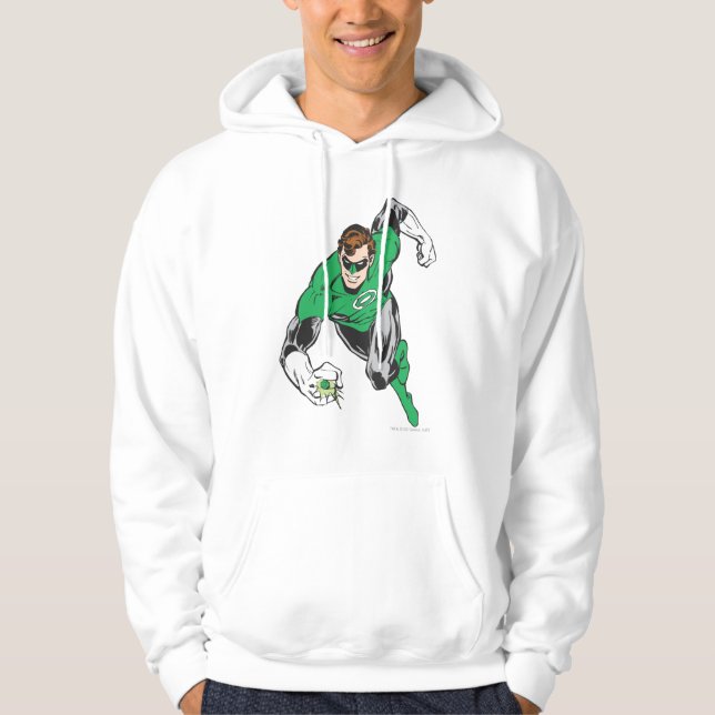 Veste À Capuche Voler vers l'avant de la lanterne verte (Devant)