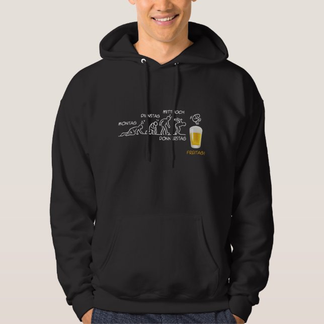 Veste À Capuche Volution de la bière (Devant)