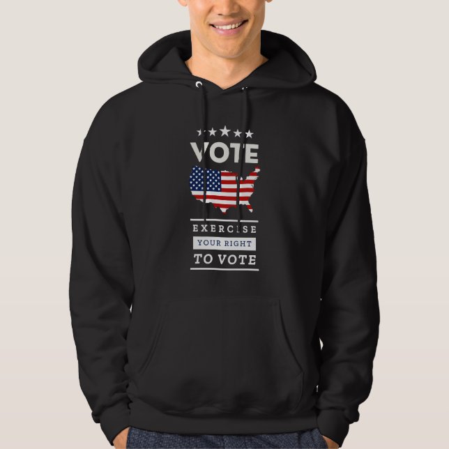 VESTE À CAPUCHE VOTER (Devant)