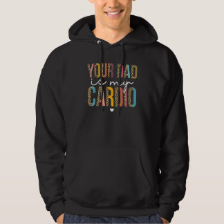 Veste À Capuche Votre papa est mon léopard cardio  Femmes Filles