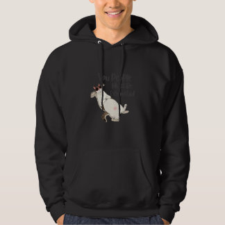 Veste À Capuche Vous devez être épuisés chat avec des lunettes de