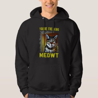 Veste À Capuche Vous êtes fou de Meowt Crazy Cat Lady Cat