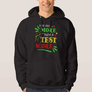 Veste À Capuche Vous Êtes Plus Qu'Un Enseignant De Score Test Prés
