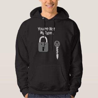 Veste À Capuche Vous n'êtes pas mon type serrure clé serruriers