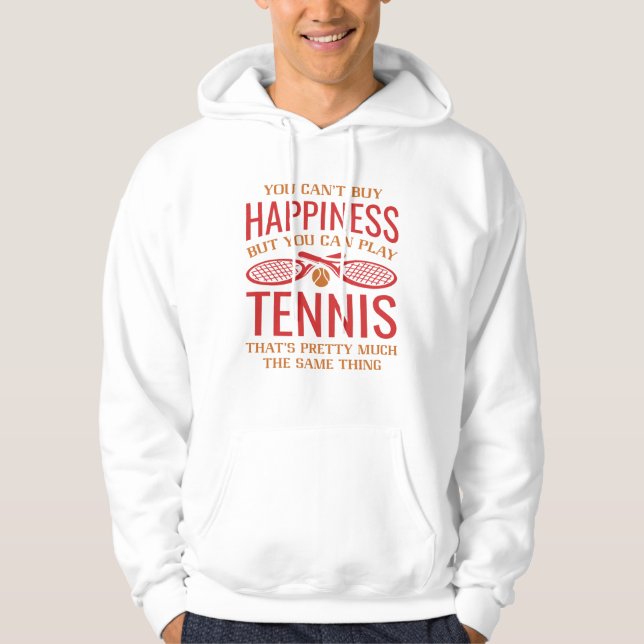 Veste À Capuche Vous Pouvez Jouer Au Tennis (Devant)