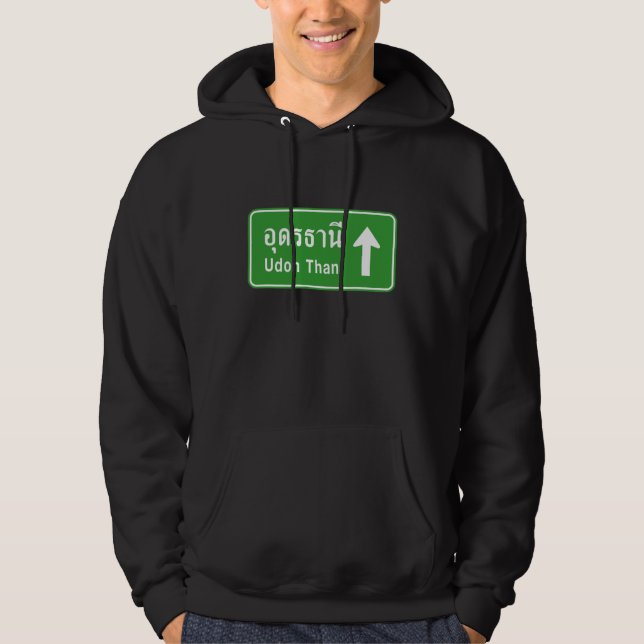 Veste À Capuche Voyez Udon Thani ⚠ Voyager ⚠ (Devant)