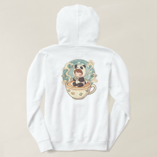 Veste À Capuche Warm Panda Coffee Cup Graphic Hoodie