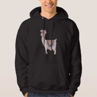 Veste À Capuche Watercolor Llama Alpaca Boy Girl Kids