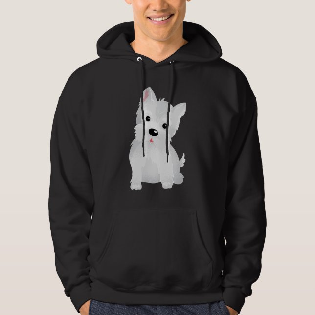 Veste À Capuche Westie Head (Devant)