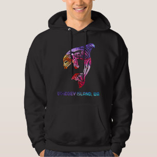 Veste À Capuche Whidbey Island Washington Amérindien Orca Kil