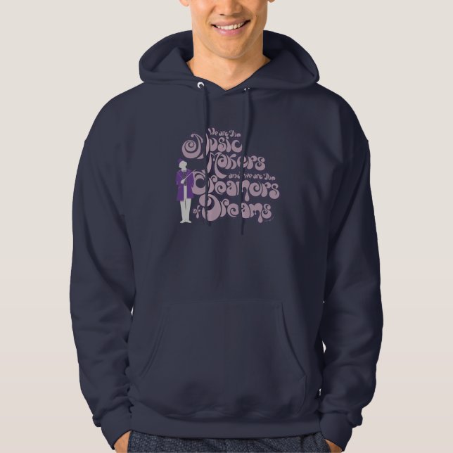 Veste À Capuche Willy Wonka - Les créateurs de musique, les rêveur (Devant)