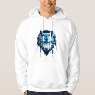 Veste À Capuche wolf print sweatshirt