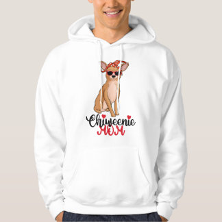 Veste À Capuche Womens Chiweenie Dog Chiweenie Mom