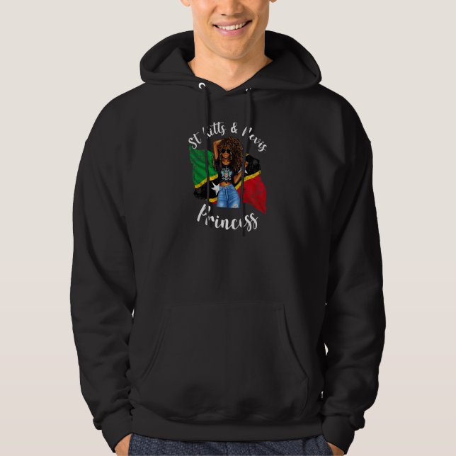 Veste À Capuche Womens Pretty St Kitts And Nevis Princess West Ind (Devant)