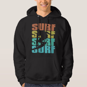 Veste À Capuche Womens Retro Vintage Surf Surfing Present Gift 663
