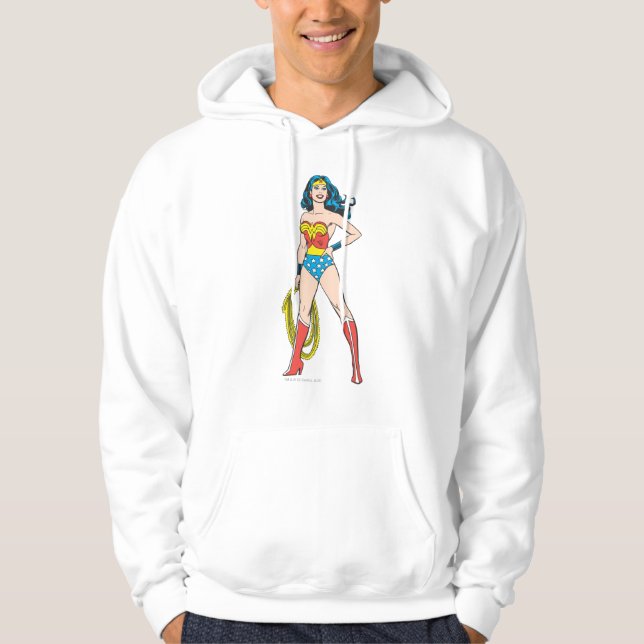 Veste À Capuche Wonder Woman debout (Devant)