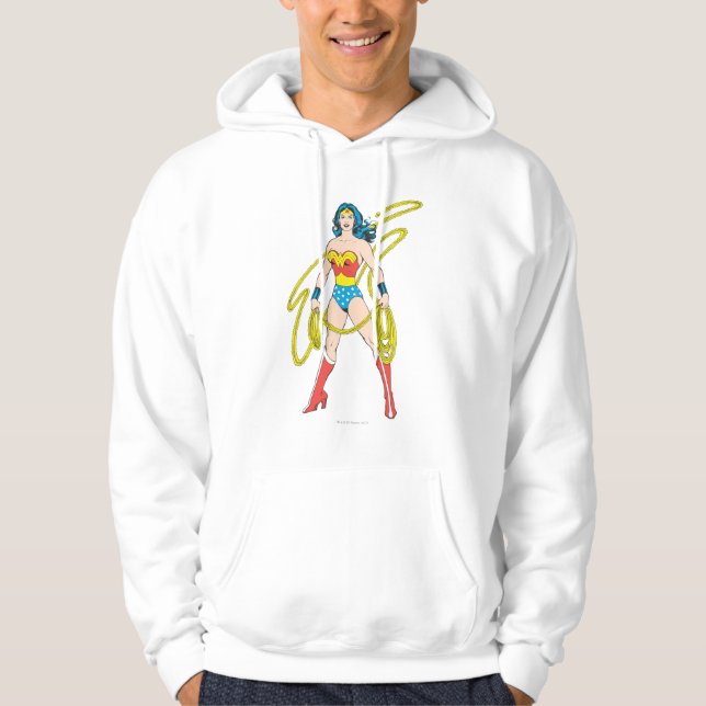 Veste À Capuche Wonder Woman détient Lasso 5 (Devant)