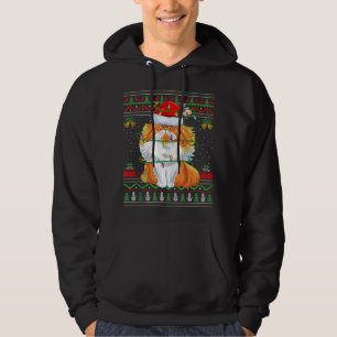 Veste À Capuche Xmas Lights style sucré moche Père Noël Perse Chat