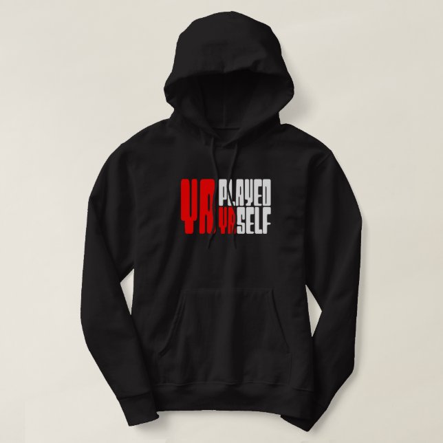 Veste À Capuche Ya Joué Yaself (Design devant)