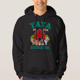 Veste À Capuche Yaya De L'Anniversaire Boy Farm Animal Famille Ann