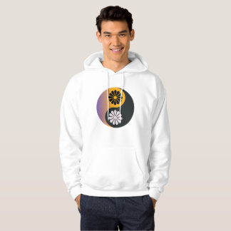Veste À Capuche Yin Yang T-Shirt vibrant avec design de marguerite