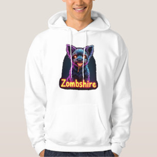 Veste À Capuche Yorkshire Terrier Yorkie Chien Zombie Halloween Ov