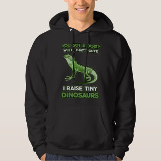 Veste À Capuche You Got A Dog I Raise Tiny Dinosaurs Bearded Drago
