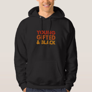 Veste À Capuche Young Gifted And Black History Month Afro Melanin 